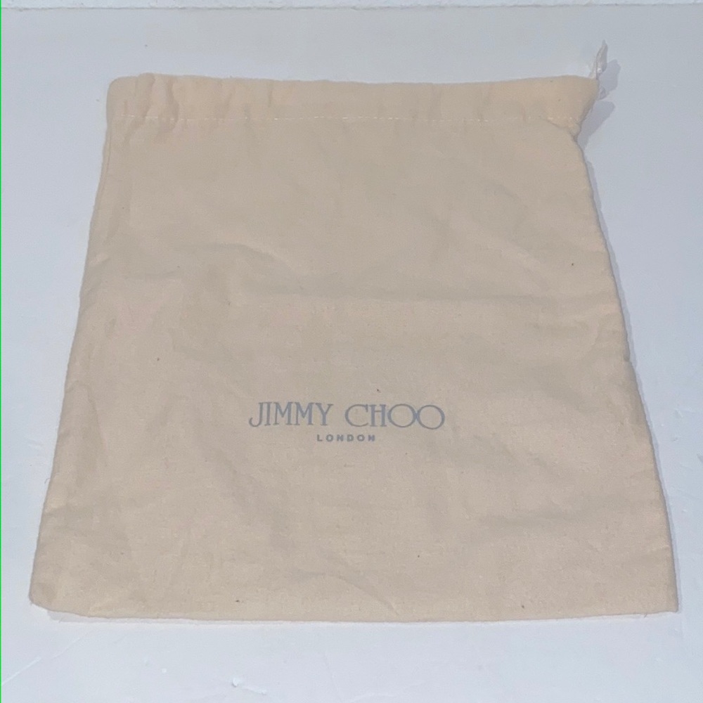 Authentic Jimmy Choo signature shoes storage dust bag small purse clutch etc